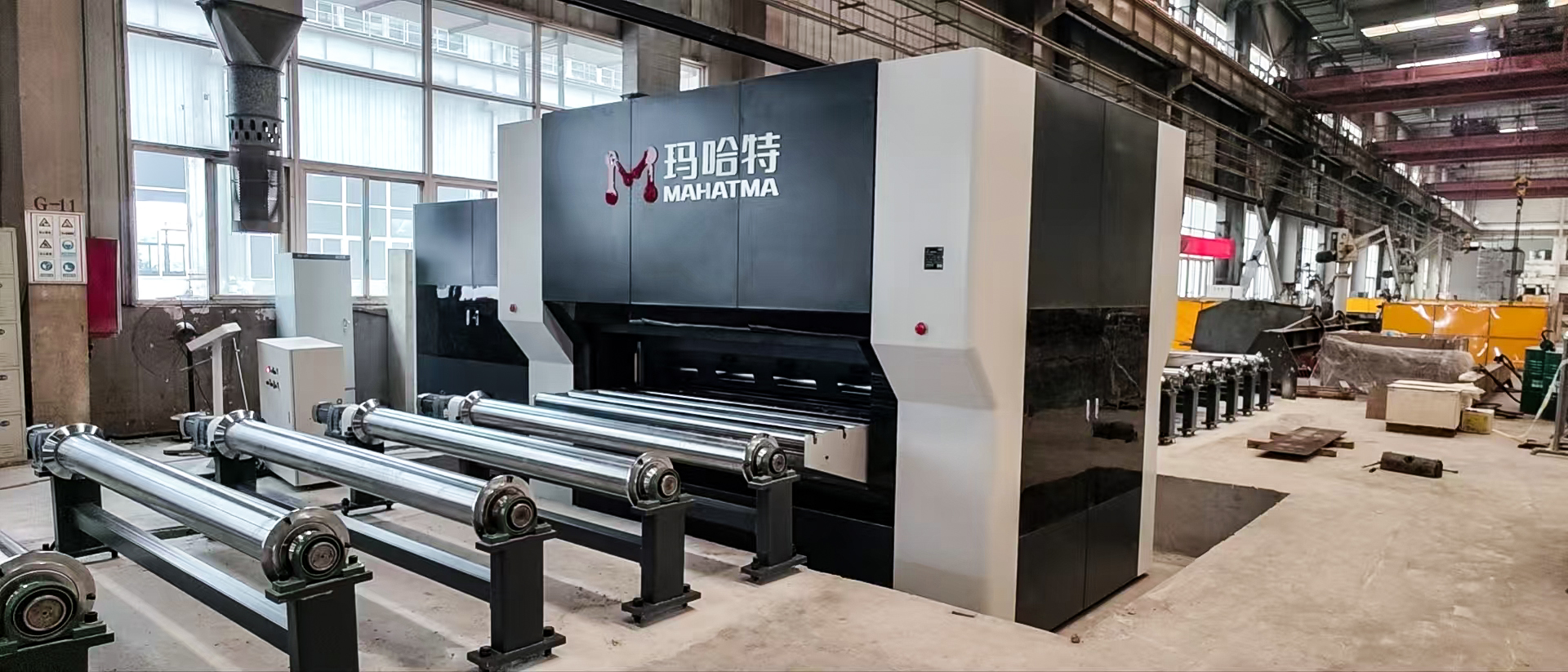 山東能源集團引進瑪哈特液壓矯平機，助力能源裝備制造再升級！